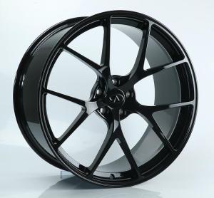 21x9J Gloss Black 1-PC Forged Lexus Wheels Made of 6061-T6 Aluminum Alloy