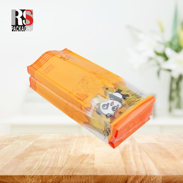 Частный маркировки партии Clear Opp Flat Bottom Bag натуральные съедобные пищевые упаковочные пакеты