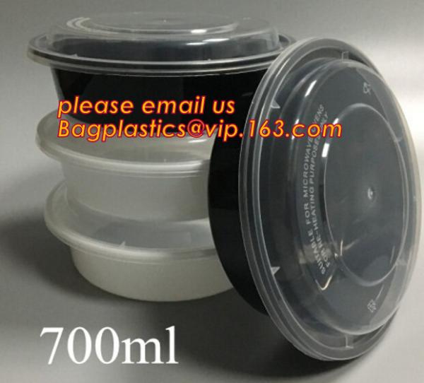 Restaurant Take Away Bento Boxes, Division Food Prep Disposable, Portion Compartment, Lunch box Containers