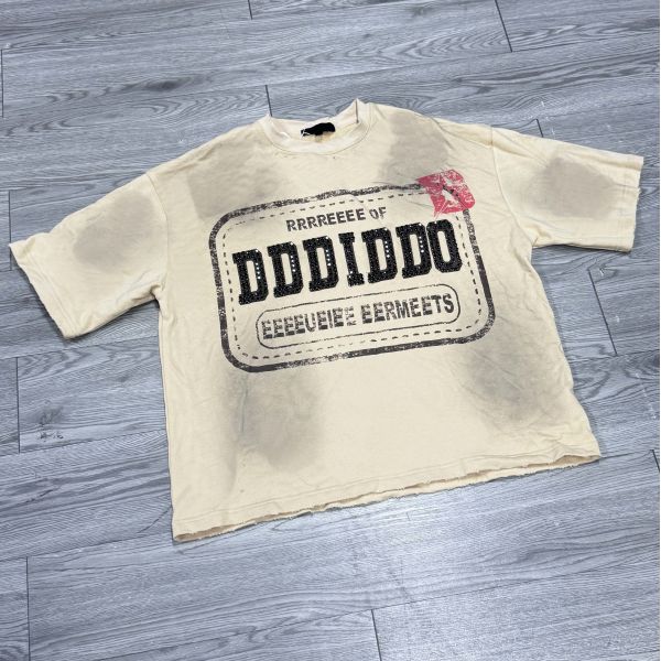 Manufacturer Custom Heavyweight Rhinestone Oversized Men's T-shirts Printed Plus Size Short Sleeve Summer Acid Wash Plain Tshirt