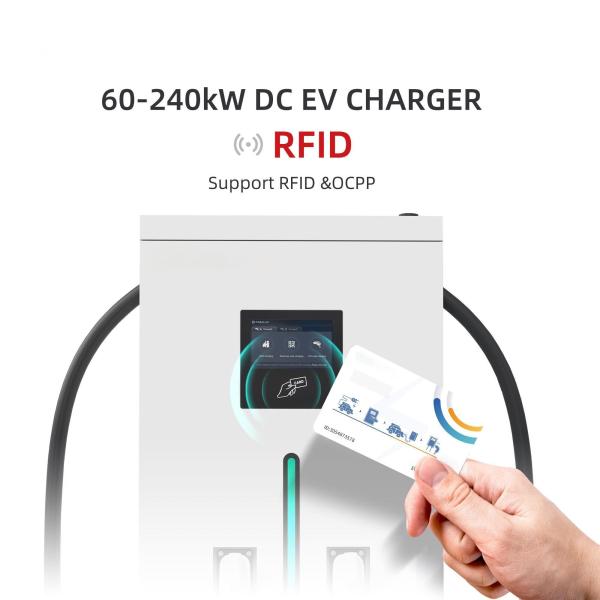 EV Car Charger CE/UL/GBT EV DC Charger 60kW - 240kW Touch Screen Doule Guns  Commerical Use Fast Charging