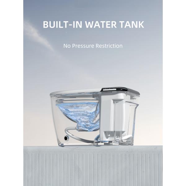 Luxury Smart Intelligent Toilet Ceramic Digital Screen Auto Lid Foam Shield