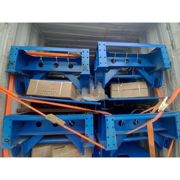 Прицеп для грузовиков 40 футов Контейнерное шасси Стальная конструкция с опциональными осями FUWA 13T x 2 шт.