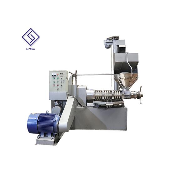 High Oil Yield Screw Oil Press Machine Spiral Oil Press Equipment 2600 * 1600 * 2700mm