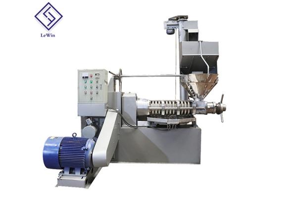 Stainless Steel Multi Disc Screw Oil Press Machine 2.2kw Power Cold Hot Pressing