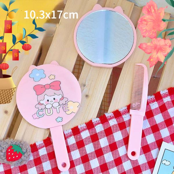 Customizable Makeup Compact for Everyday Mini Pocket Square Vanity Cosmetic Mirror
