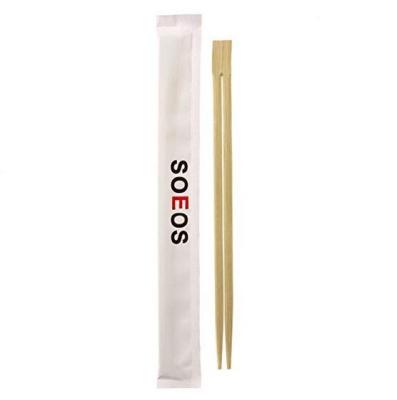 Disposable Chopsticks Sleeve for Caterers Canteens Korean Logo Bamboo Twins Sushi Bag