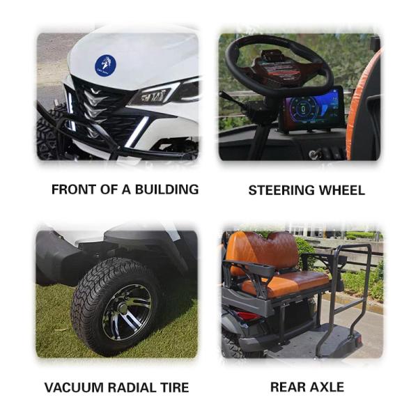 20-25° Grade Ability Electric Golf Carts Club Car and Golf Trolley