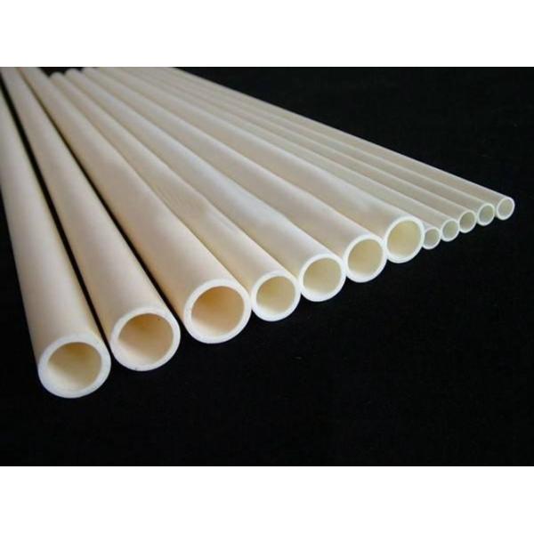 Трубка глинозема химической устойчивости керамическая, трубка 1600 ℃ высокотемпературная керамическая