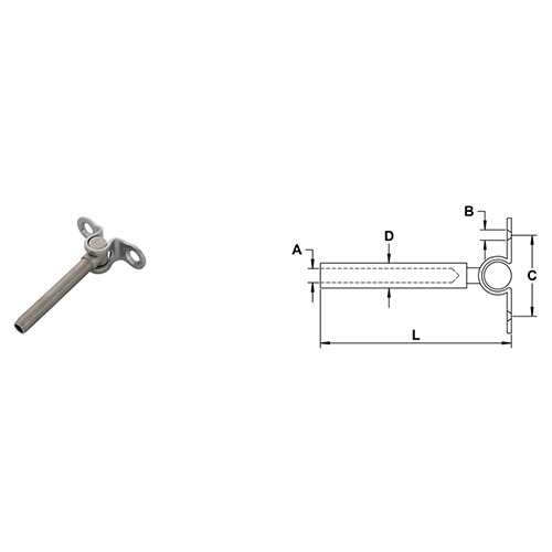 Cable Railing Deck Toggles