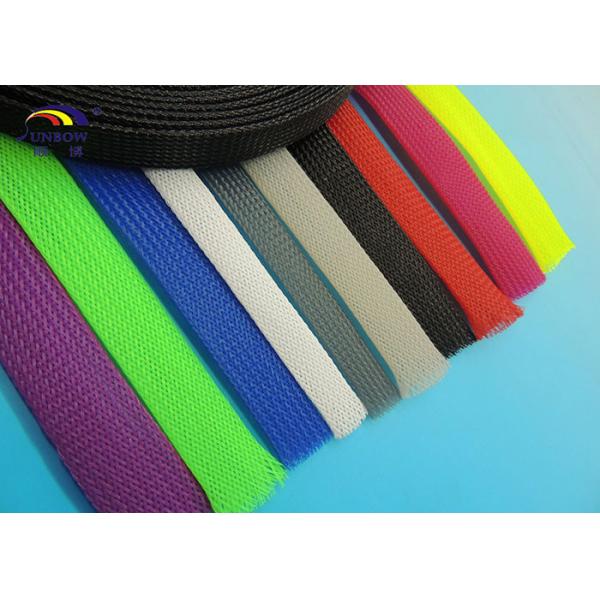 PET polyster braided mesh Braided Expandable Cable Sleeving