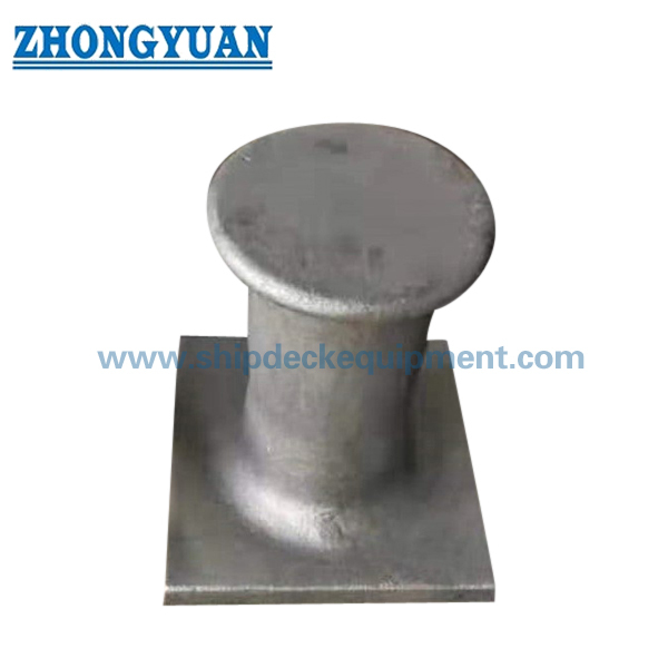 8 & 10 Cast Steel Single Bitt Bollards for Barges & Workboats | Thru-Deck & Flush-Weld Types
