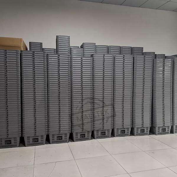 Супермаркет с двойной рукой Пластиковая корзина 28 литров