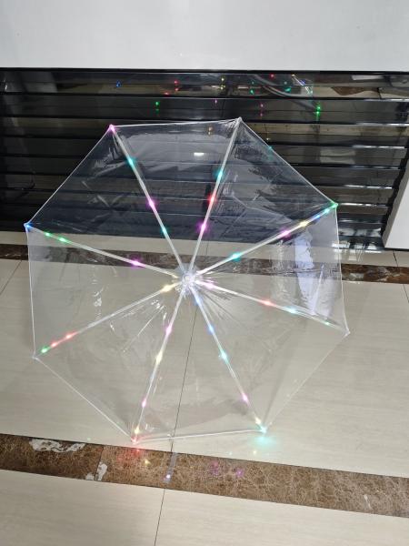 Creative Umbrella の LED 照明 POE 傘で色と機能のポップを追加する