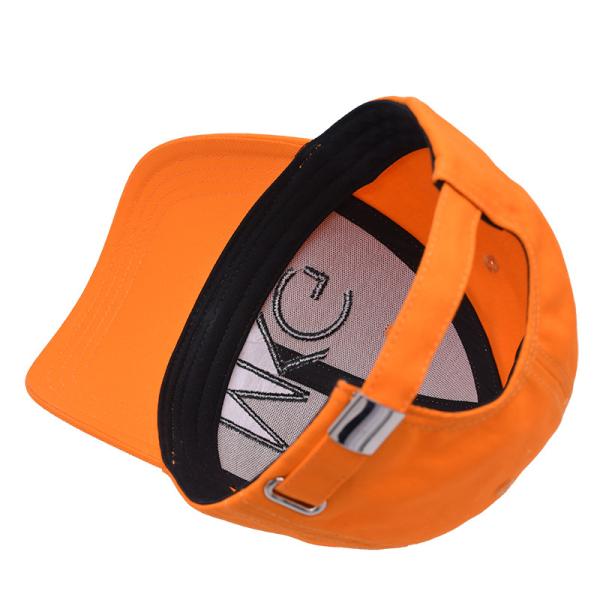 Structed Front Panel Six-Panel Baseball Cap Cotton Fabric With Embroidery Logo