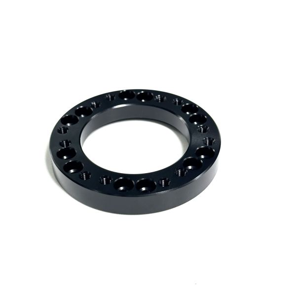 12.5MM Aftermarket Quick Release Steering Wheel Adapter Spacer Forged 6061 Aluminum PCD 74mm