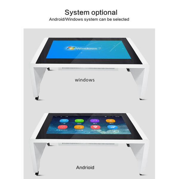 Mesa de centro interativa do tela táctil de 55 polegadas para Conferenc/jantar/exposição/barra