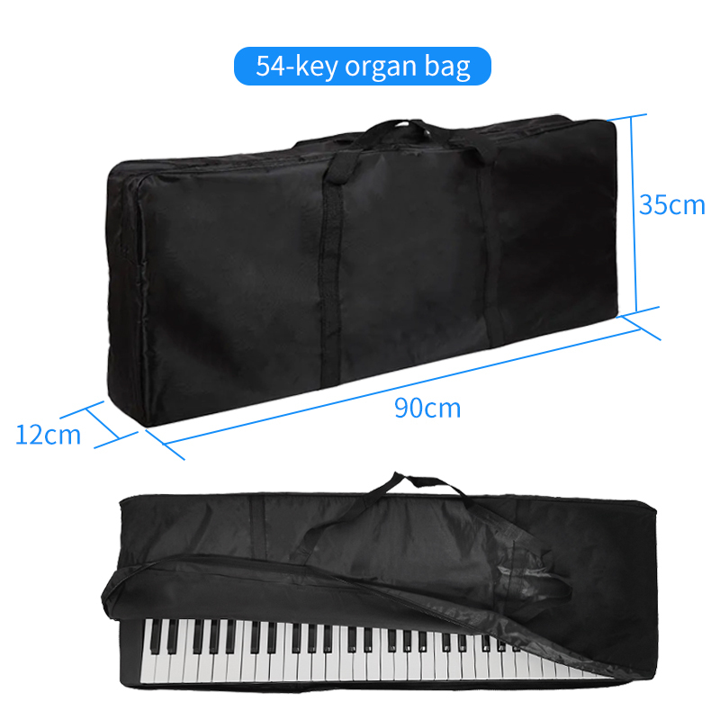 54 Key Keyboard Carry Bag Lightweight Waterproof Storage Case for Students