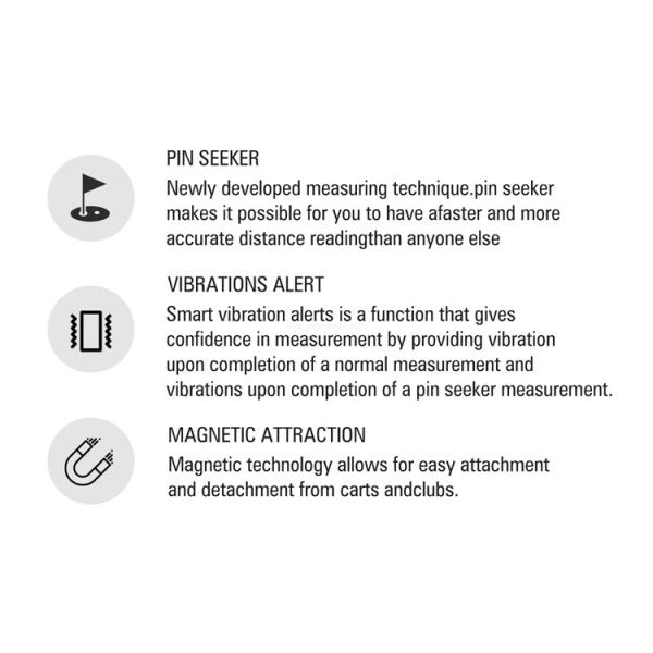 Kaemeasu 1500m Telescopio óptico Golf Medidor de distancia USB Carga 95% Transmisión H1500H
