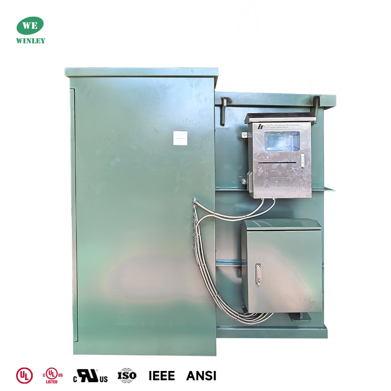 1MVA 34.5kV Pad-Mounted Zig-Zag Grounding Transformer NEMA 4X 316 Stainless Steel Enclosure CSA Standards