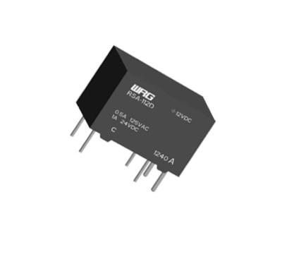PWB dobro do relé 0.2W da bobina do mini sinal de DC12V 1A para o sistema do tráfego