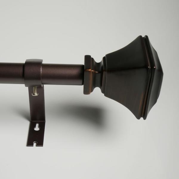 KIEI EP1018 Curtain Finial Pole Hot Sale Luxury Adjustable Simple Style Hardware Precision Manufacturing