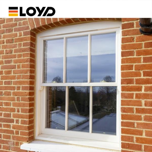 Slim Frame Double Single Hung Window with Low-E Glass