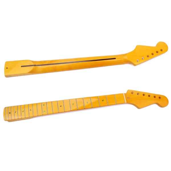 Alto brilho acabamento fosco ST pescoço de guitarra Canadá Maple 22 Frets C forma