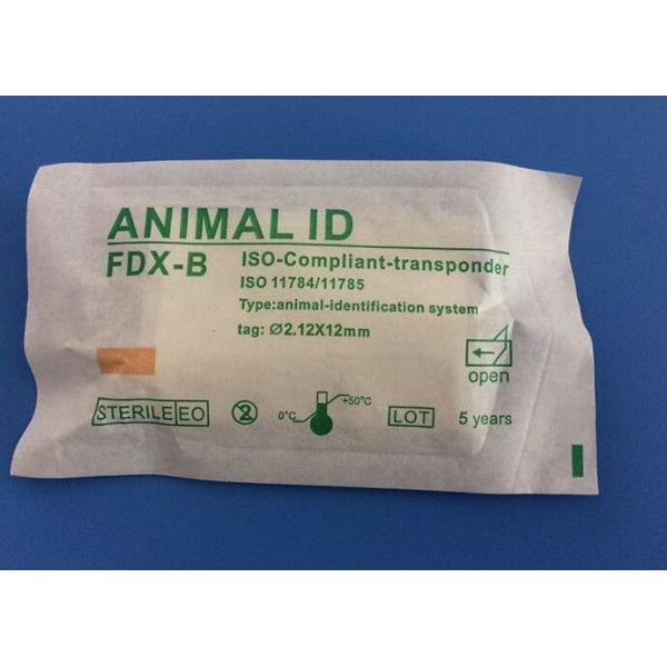 Animal ID Microchip Needle 134.2khz , ISO Standard Microchip With Injector