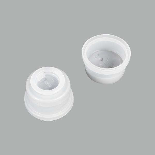 30mm PE Euro Cap Plastic Closure For Medical Infusion Bottle Or Bag Plastic Cap Assembly