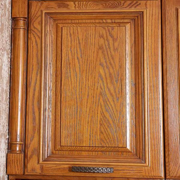 Brown Finished Cabinet Door Panels Wooden Decorative Resin Cupboard