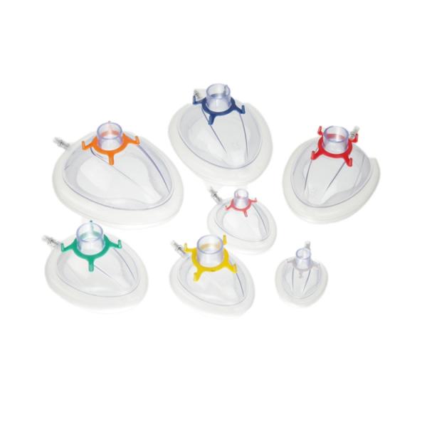 PVC Anesthesia Consumables Non Sterile 6 Anesthesia Face Mask