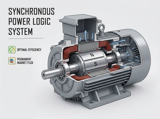OEM ODM Custom 100kW Permanent Magnet Motor Generator 400V 50Hz EPMG-100CU