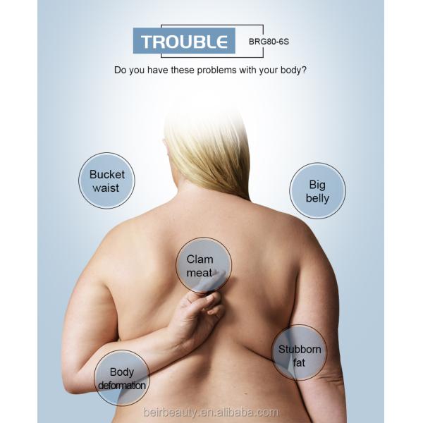 Multifunctional Vacuum Cavitation System With 4 Cryo Handles RF Fat Burning Machine