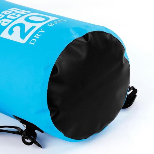 15L 500D Outdoor Waterproof Beach Bag High Frequency Seamless Welding