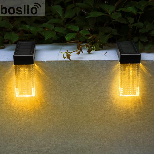 Солнечные кристаллические настенные фонари наружные 1,2 В 700 мАч IP44 водонепроницаемый уровень