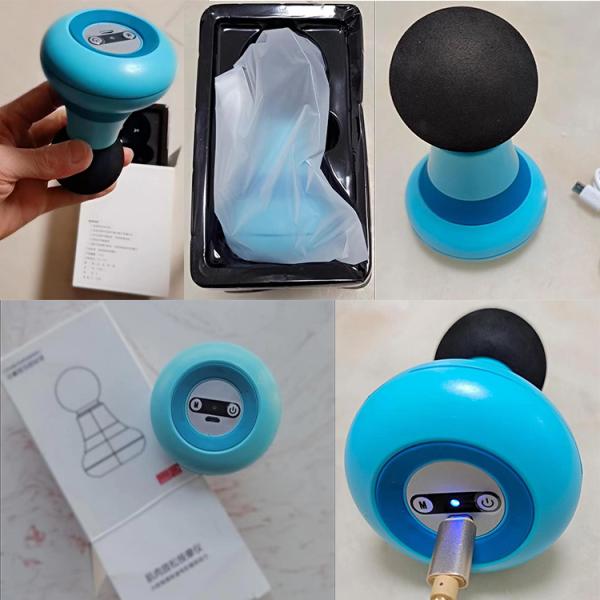 Power Source Mini Electric Massager Rechargeable Pocket Vibrating Massage Gun with USB