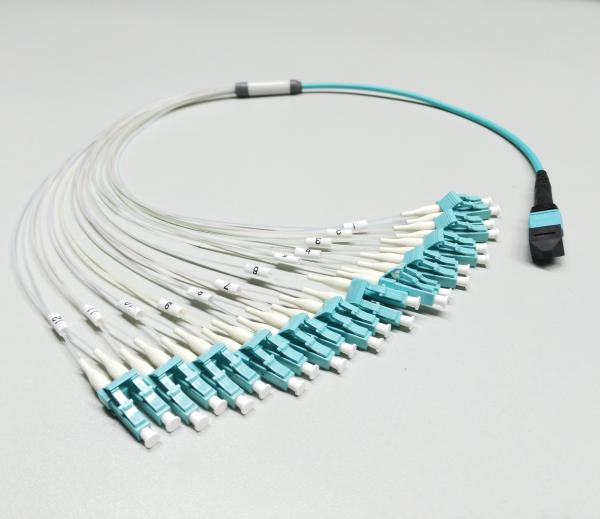 SM MM Fiber Optic Cable Om1 Om2 Om3 Om4 MTP MPO 12 Fiber Optic Patch Cable