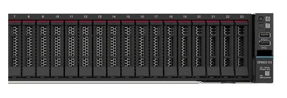 Шасси PCIe Gen5 GPU сервера шкафа DDR5 SR650 V3 для вычислять высокой эффективности