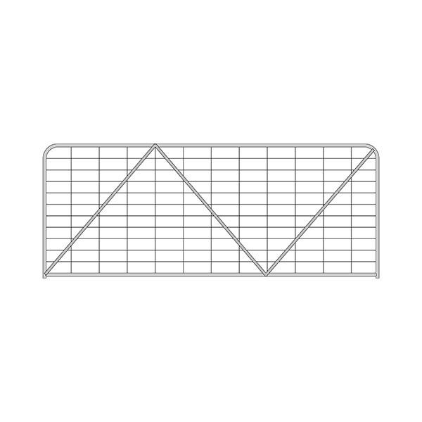 Heavy Duty Gate N Stay 14' (4200mm) 2.3mm wall thick - Meshcattle gates Farm Field Brisbane