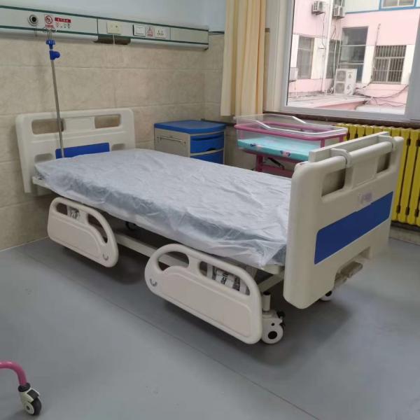 2180*1080*420mm Manual Nursing Bed Backrest Lifting