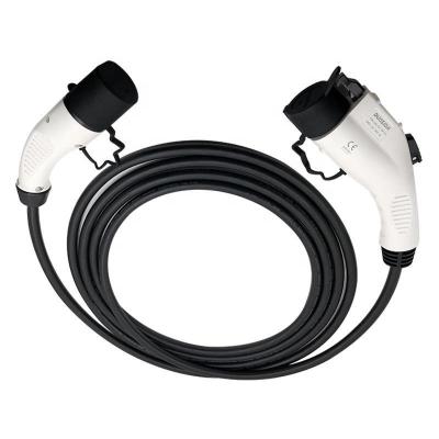 3.6kW 16A EV Charging Gun Extension Cable UL White Black