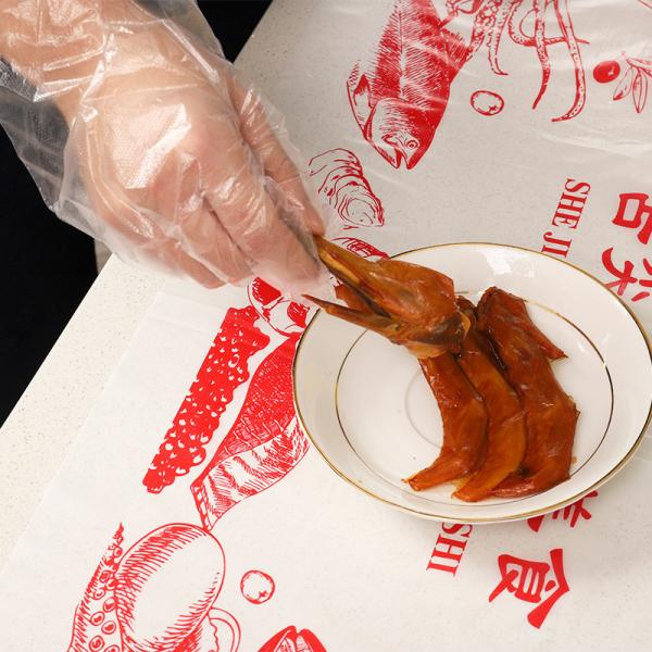 Food Grade Disposable Gloves with Customized Thickness and Exclusive Customization