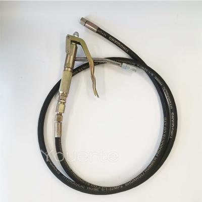 Various Lengths Sizes Flexible Grease Gun Hose Black For Grease Pump