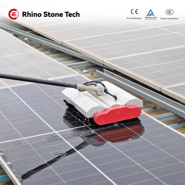 Solar Panel Roller Brush  Rotating Dual Roller Solar Cleaning Equipment