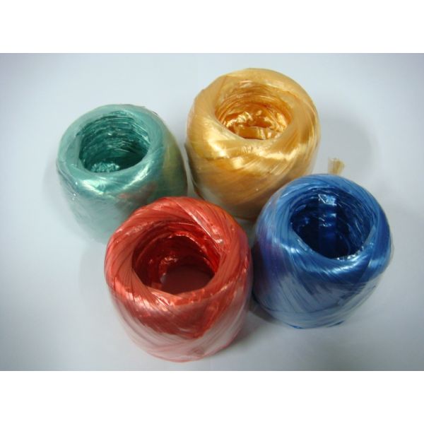 Colorful PP Raffia String for Packing Egg Yemen Hot Sale PP Raffia Rope