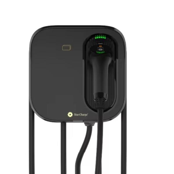 Smart Fast Weatherproof Outdoor Portable EV Car AC Charging Pile With Battery Wall-Mounted Charging Stations Free Standi