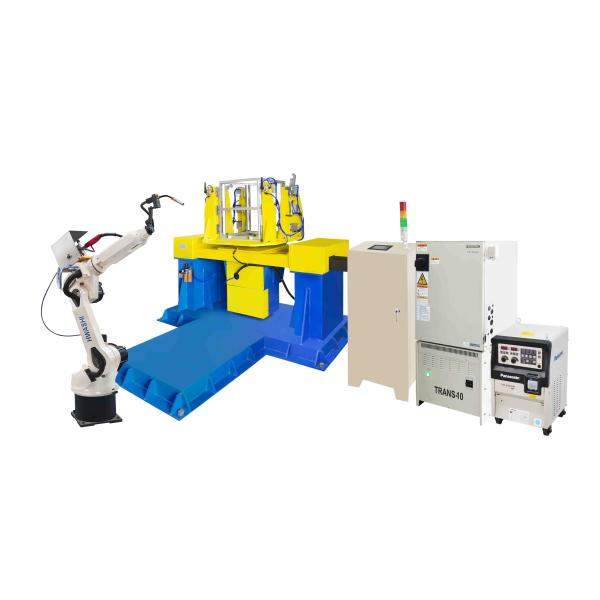 Роботы заварки стального случая шкафа промышленные с Панасоник ТИГ/сварщиком МИГ