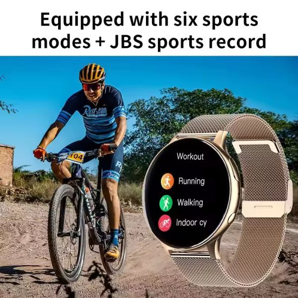 Eraysun T2 Pro Luxury SmartWatch Waterproof Women Fitness Reloj Sports Touch Screen Fashion Round Man Women Smart Watches