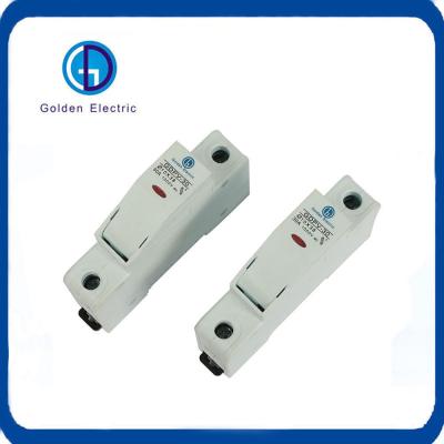 Controlador de fusível solar fotovoltaico DC 1000V 1p 10A 16A 20A 25A 32A Ligação de fusível de cilindro cerâmico elétrico com indicador